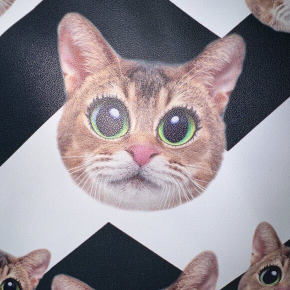 De Kunstboer Cat Overnight Bag Tote Weekend Childless Cat Lady duffle - Picture 5 of 16